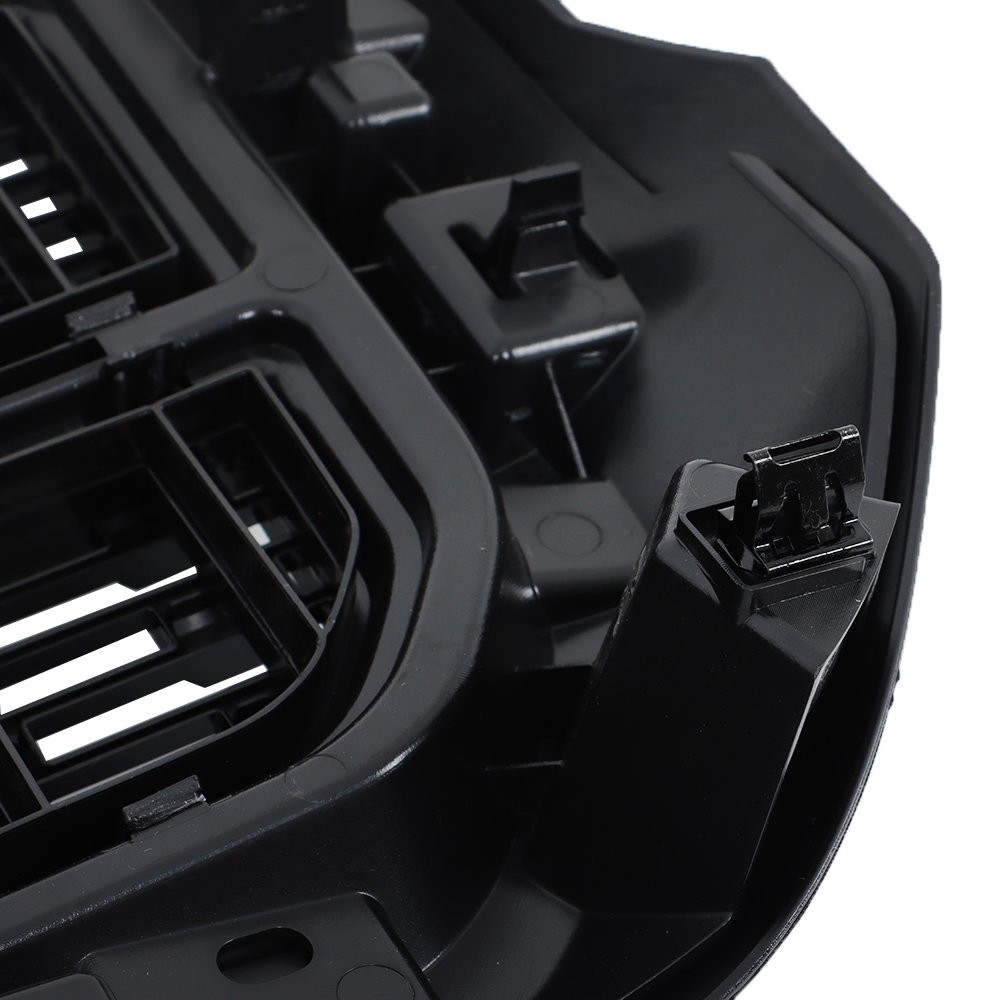 Front Upper Grille Gloss Black For GMC Sierra 2500HD 3500HD Denali 2015-2019
