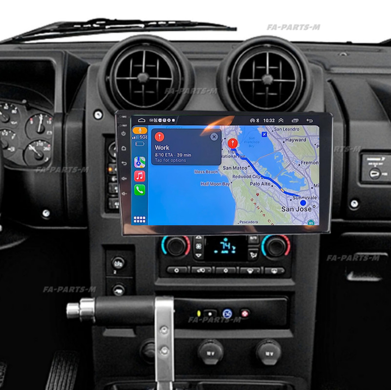10.1” Car Radio Stereo For Hummer H2 2003-2006 Android 13 CarPlay GPS BT 4+64GB