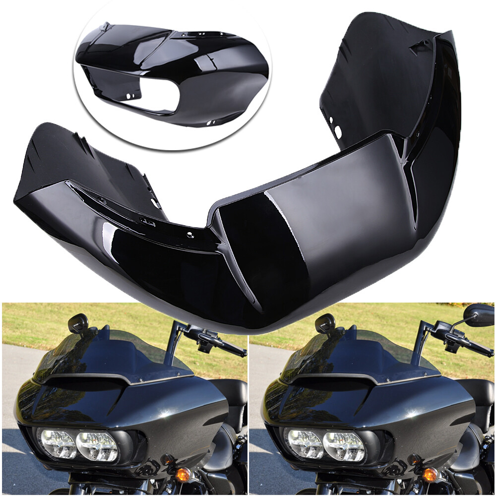 Gloss Black Front Inner / Outer Fairing For Harley Touring CVO Road Glide 2015+