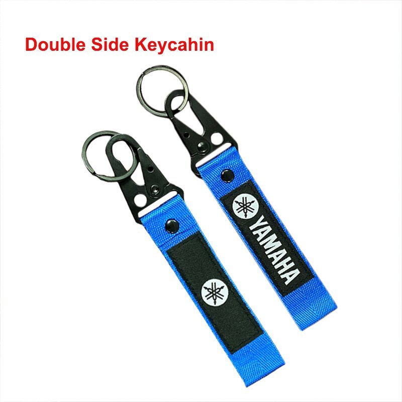New Keychain Metal Backpack key Ring Hook Strap Lanyard Nylon For YAMAHA Bike