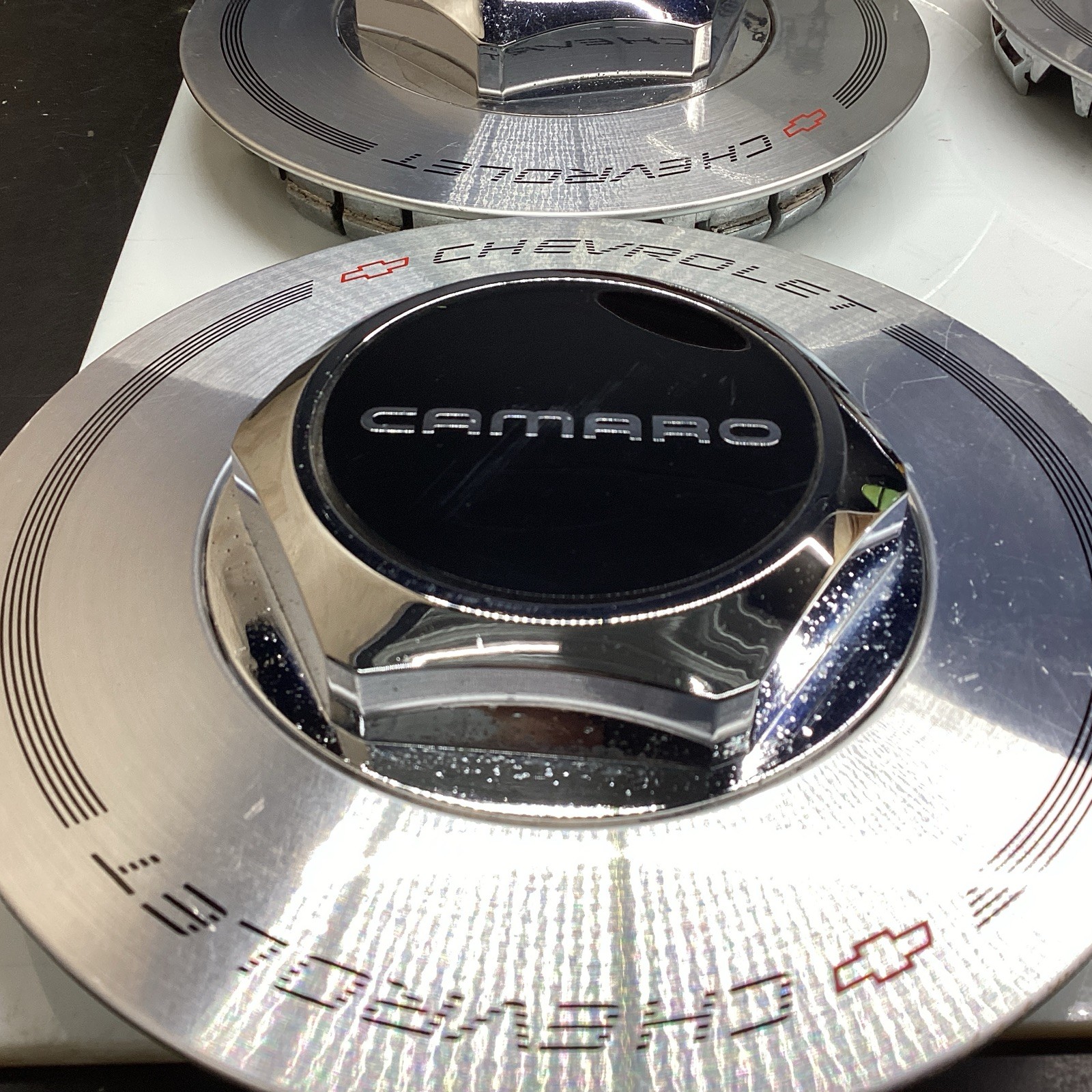 Lot Of Four 1991-1996 Chevrolet Camaro Center Caps GM 10119598 Pre Owned