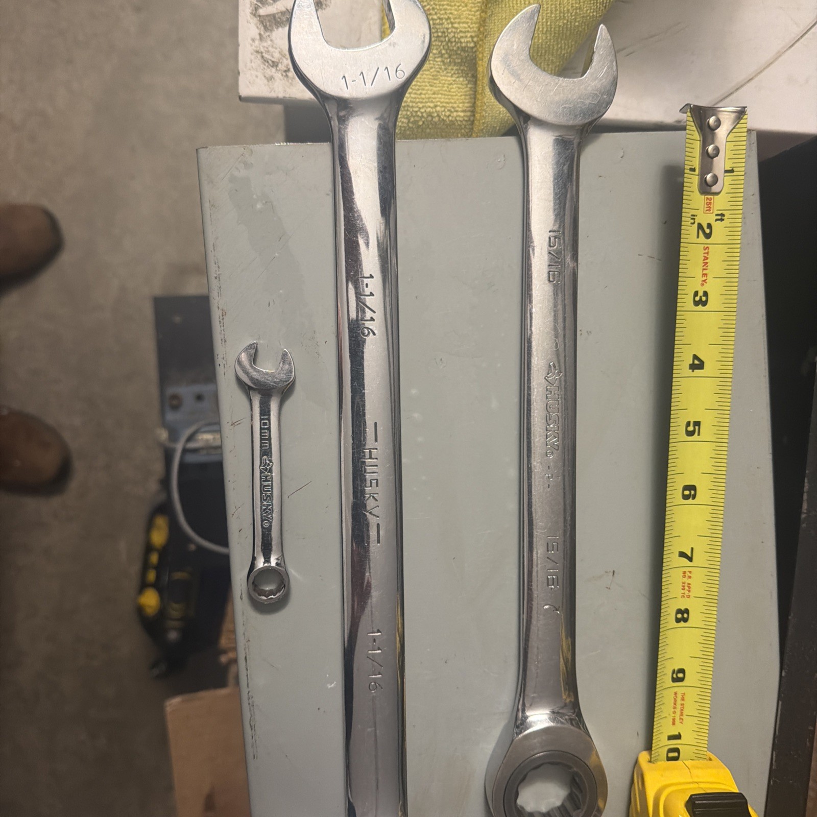 Husky Wrenches Assortment-10 Mm,1 1/16 In/15/16 In