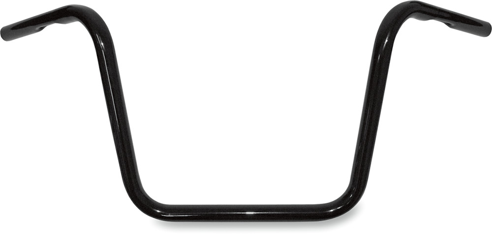 Drag Specialties 0601-1214 1in. Handlebar Black 10in. Ape Hanger Bend