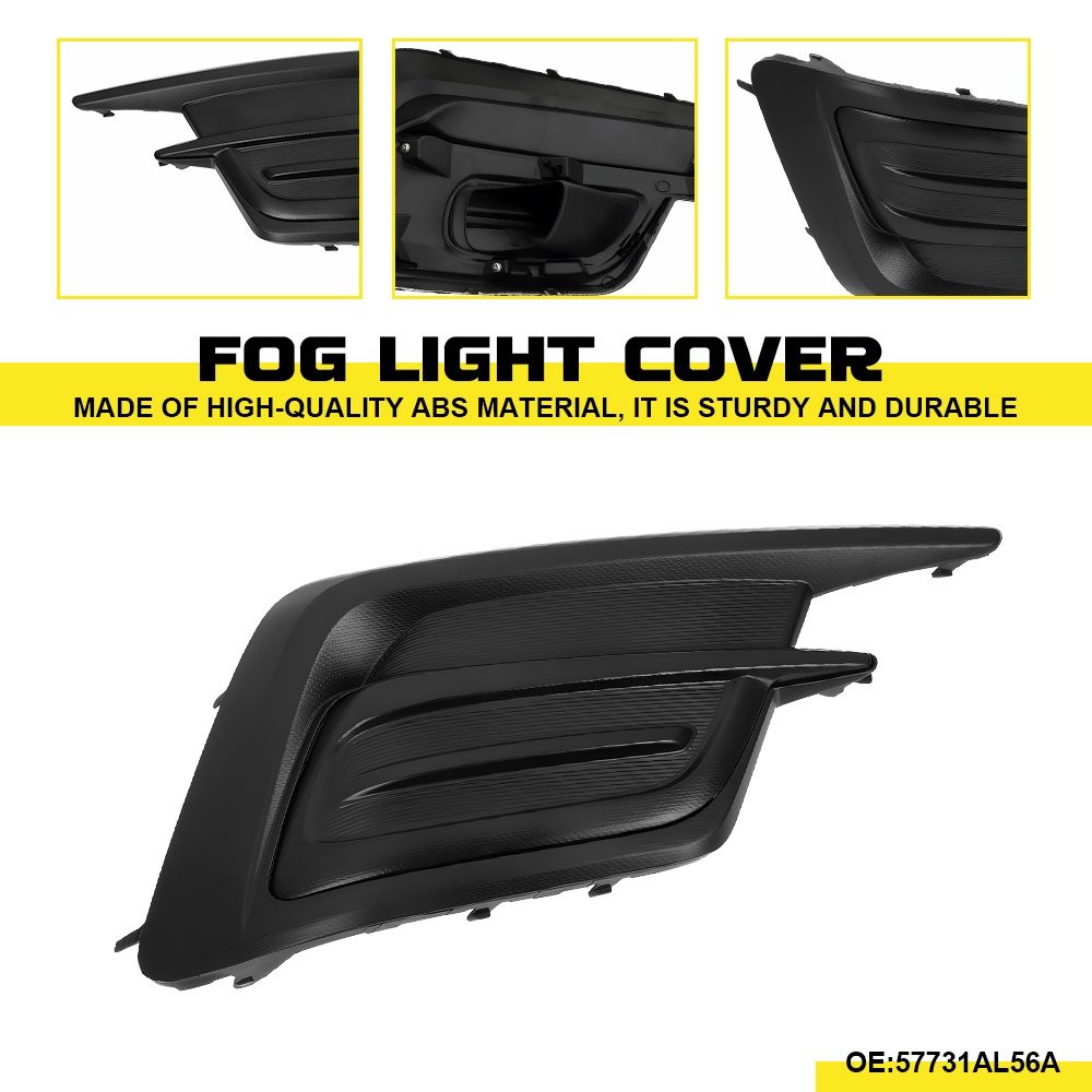 1PC/SET Fog Light Cover Bezel Fits Subaru Legacy 2018-19 Right Side High Fitment