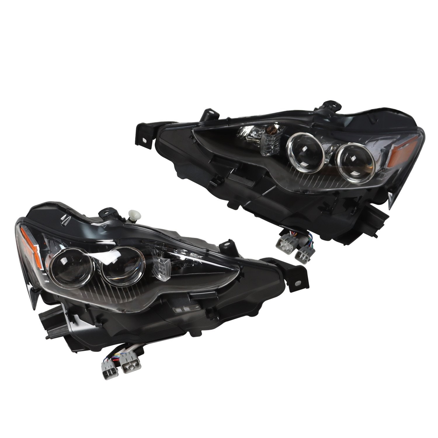 LED Headlights Left Right Pair For Lexus IS250 IS200T IS300 IS350 2014-2016