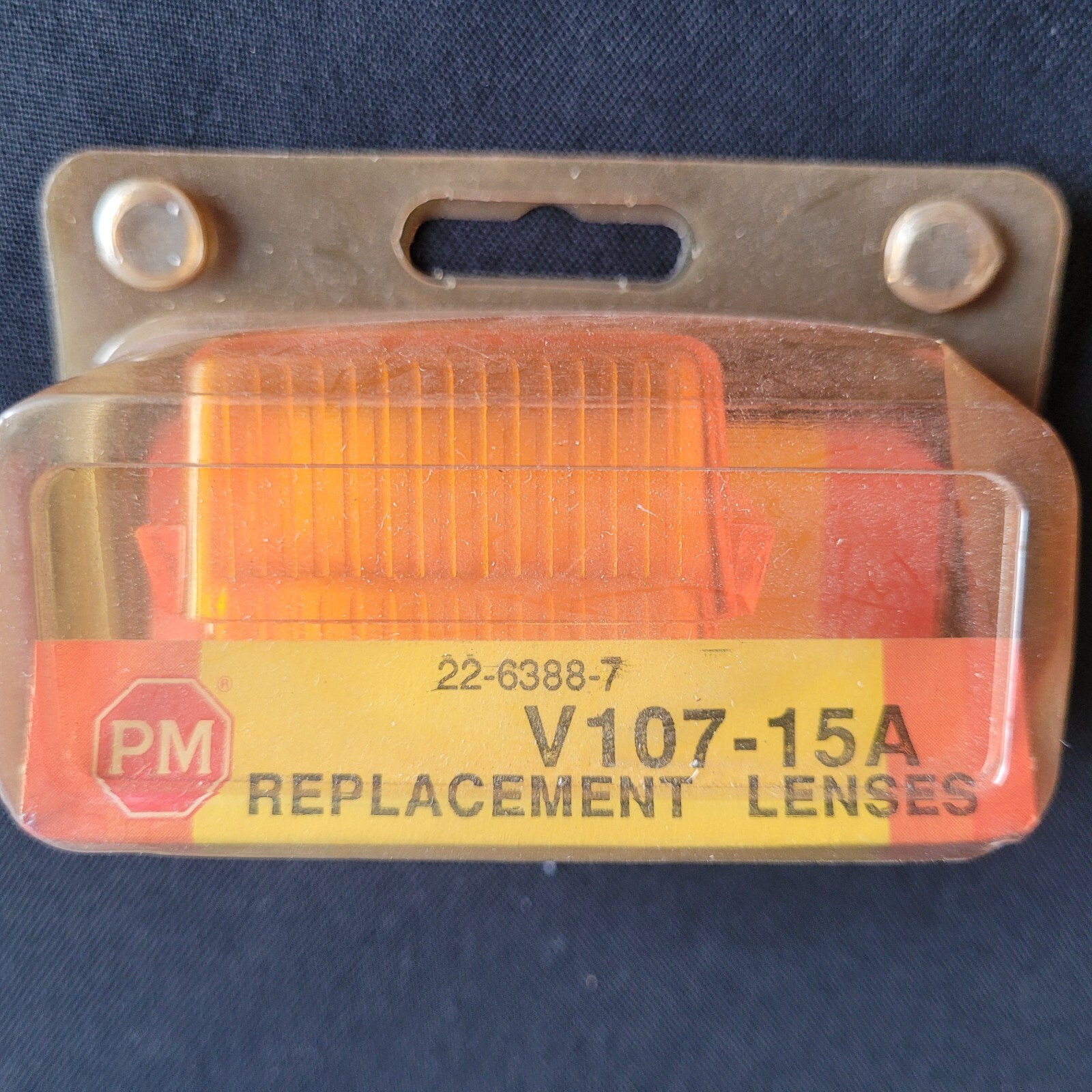 Lot of 16 Peterson V107-15A & V107-15R (Amber & Red) Acrylic Replacement Lens
