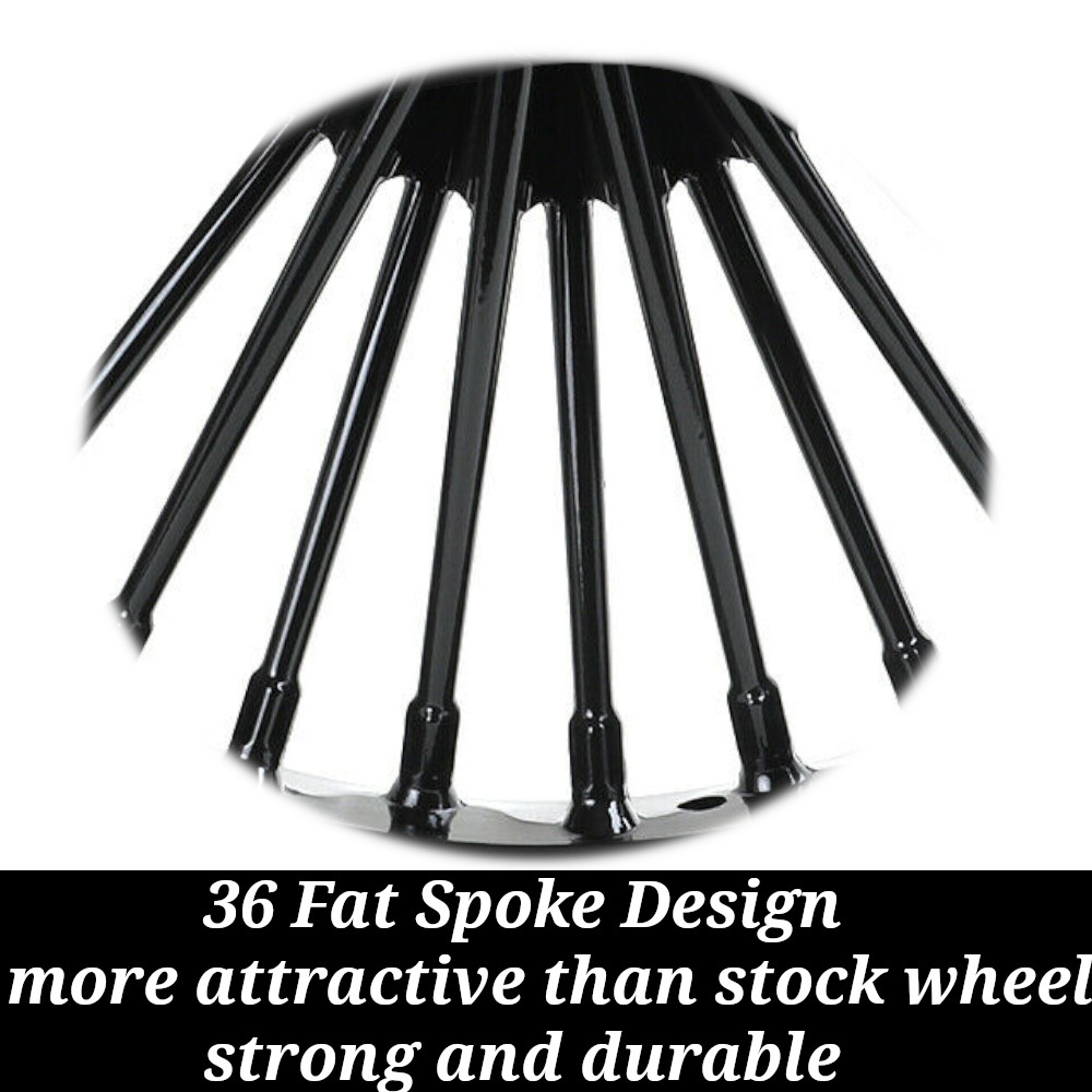 21×3.5 16×3.5 Fat Spoke Wheels Rims for Harley Heritage Softail Classic Deluxe
