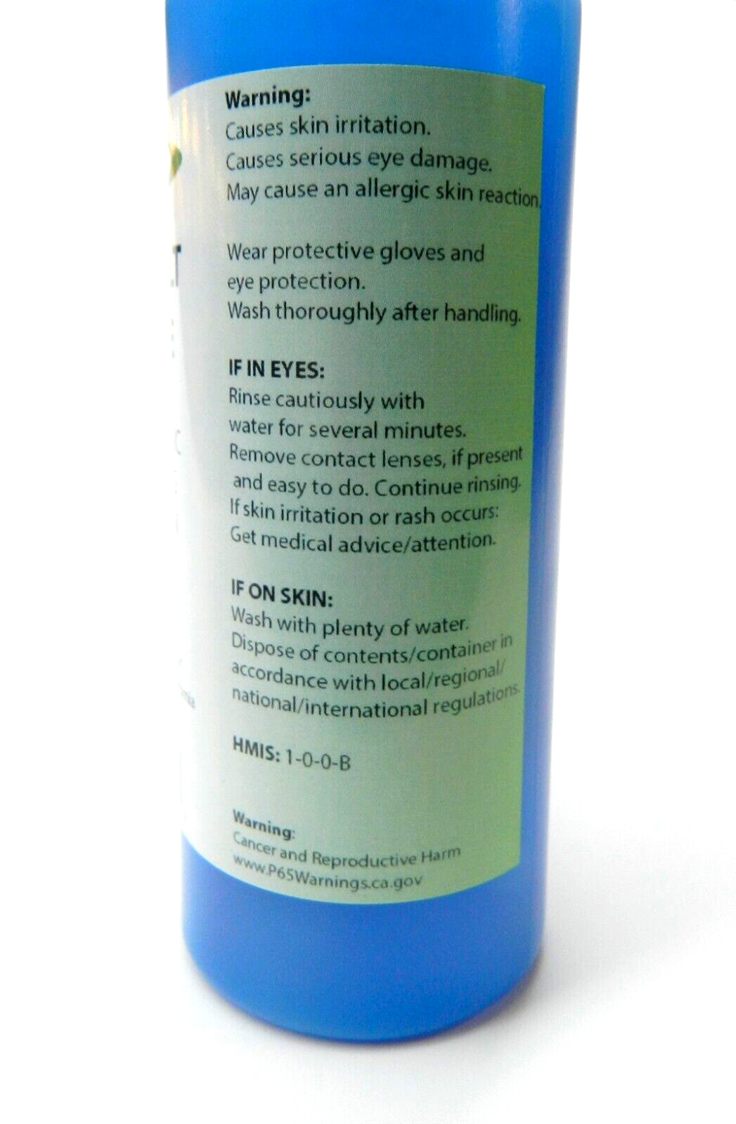 Ultrasonic Solution Cleaner Cobalt Blue Concentrate Cleaning Jewelry Parts 4oz