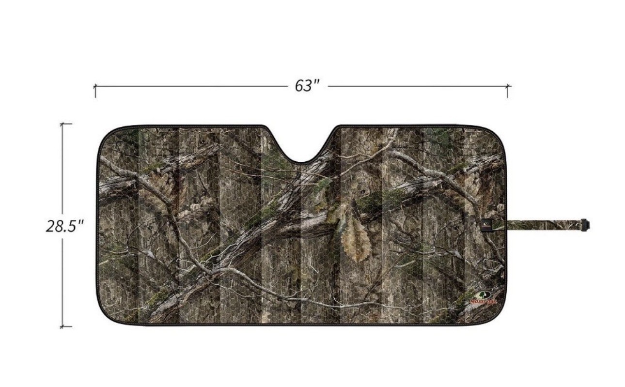 Mossy Oak COUNTRY DNA Camo Auto Accordion Sun Shade Universal Fit 63”x28.5”