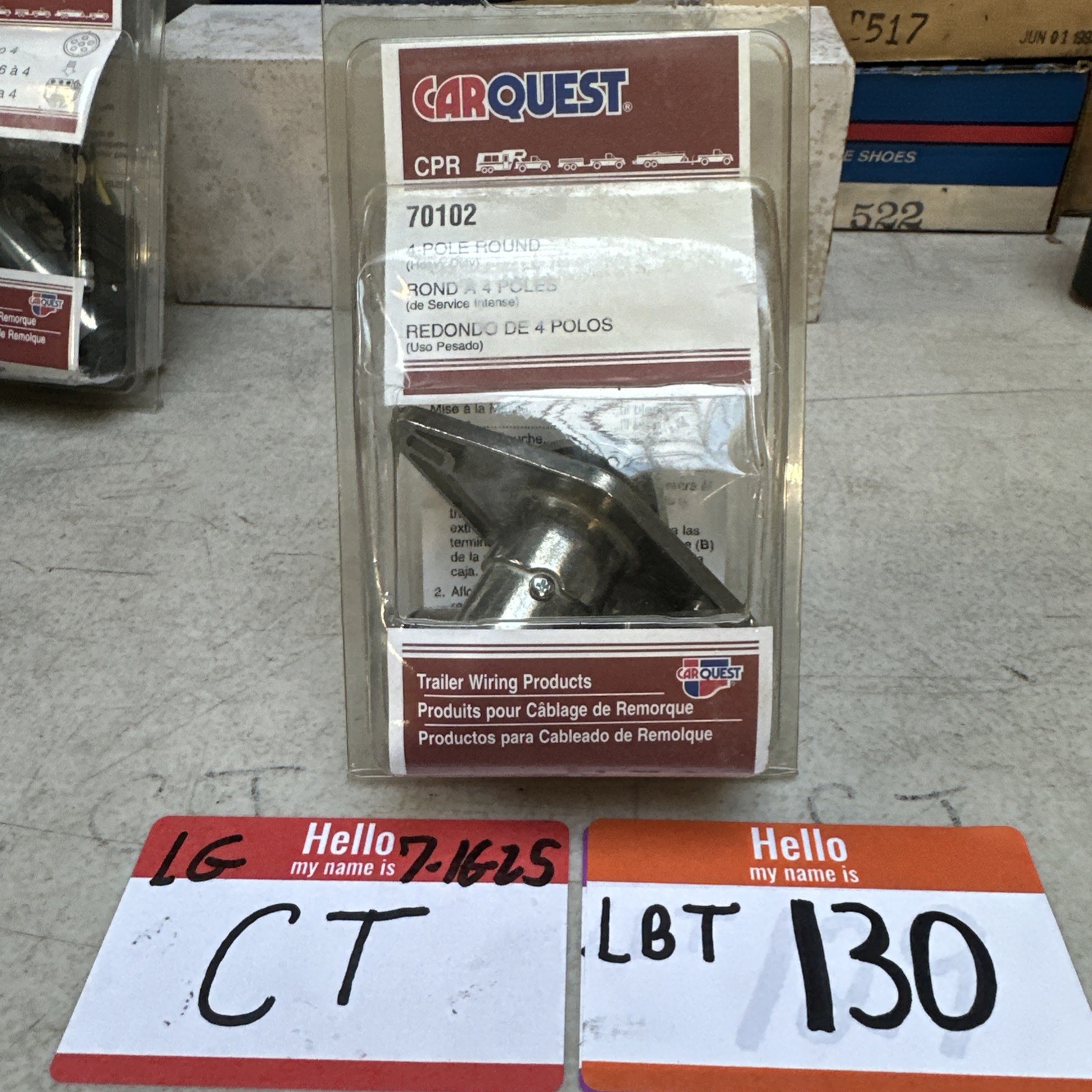 CarQuest CPR 70102 Four Pole Round Heavy Duty Vehicle End