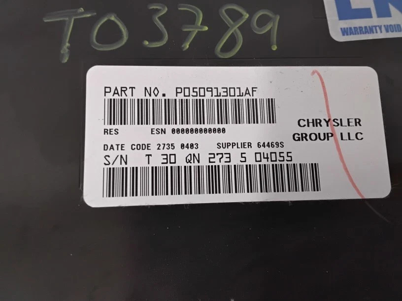 2012-2019 Grand Caravan Factory OEM Radio Receiver Module AM FM CD
