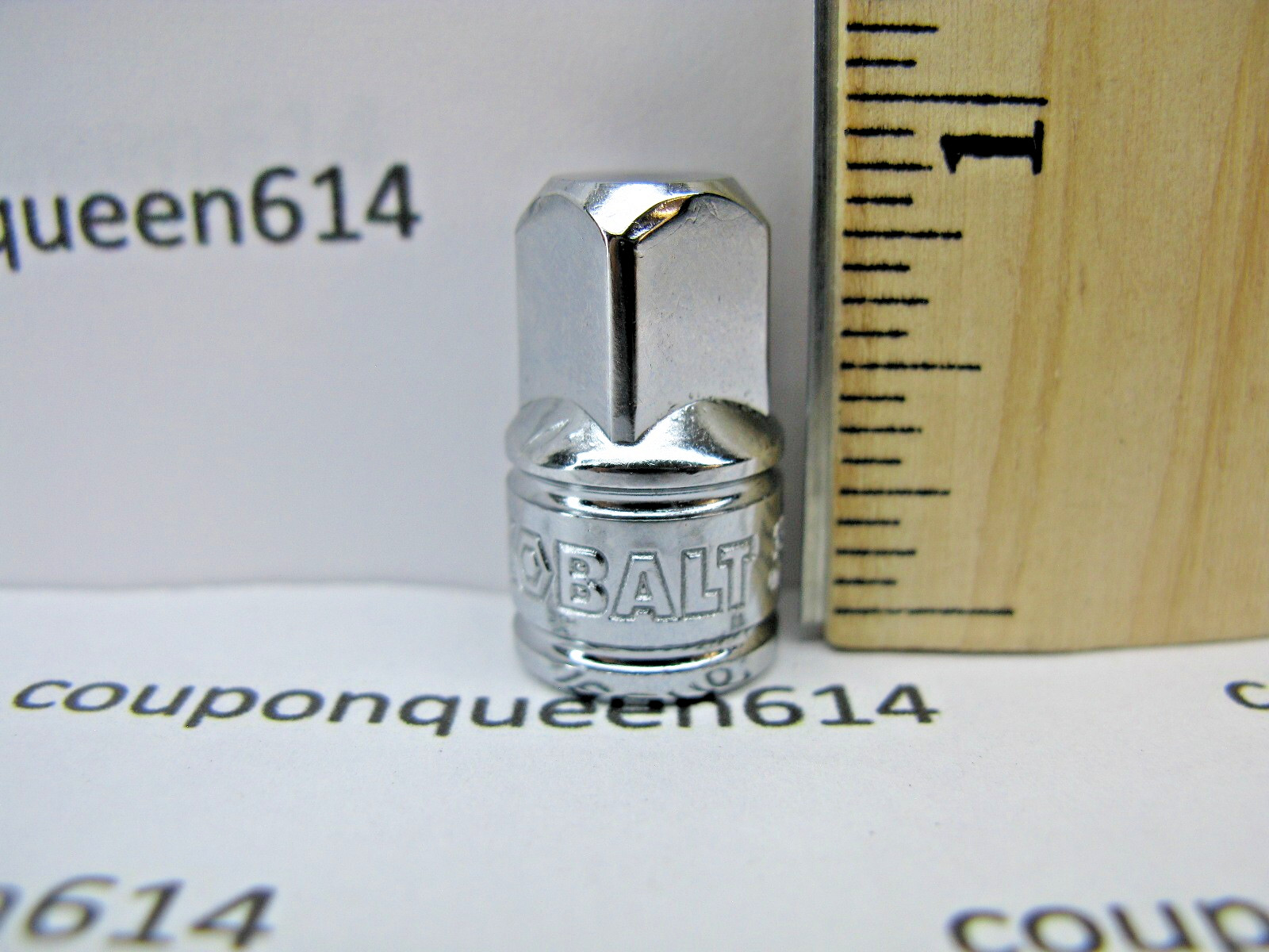 Kobalt 337377 1/4″ Female to 3/8″ Male Socket Adapter – Brand New