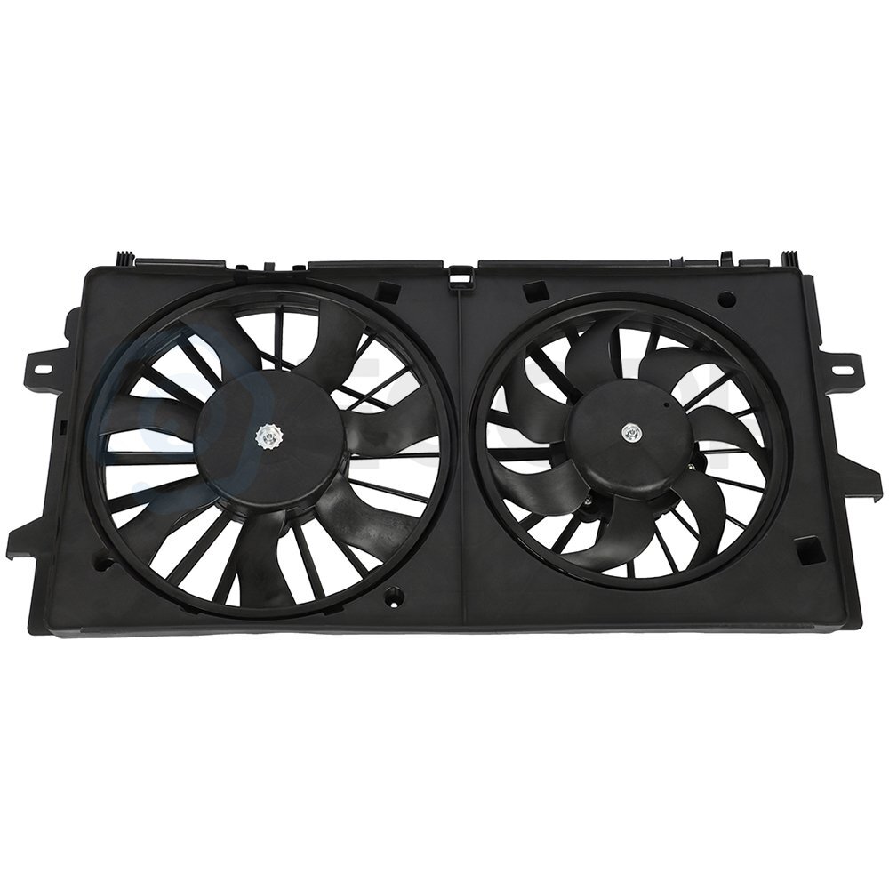 Radiator Condenser Cooling Fan Assembly For 2006 2007 2008-2013 Chevrolet Impala