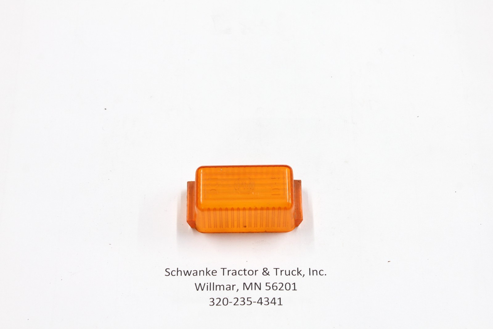 Peterson 107-15A Rectangular Amber clearance light lens 1 X 2”