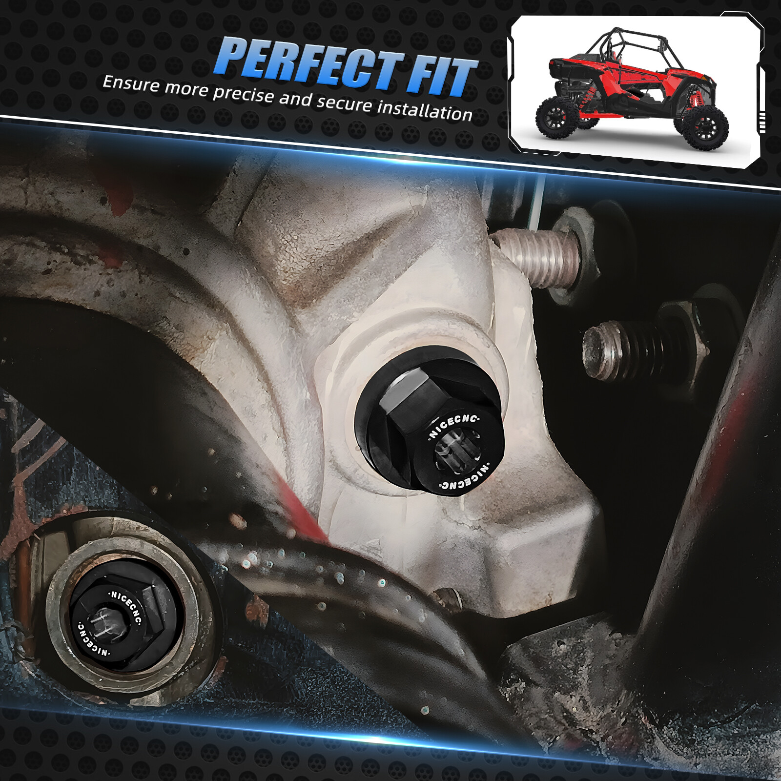 Front Differential Fill & Drain Plug For Polaris Ranger XP 1000 RZR 570 800 900