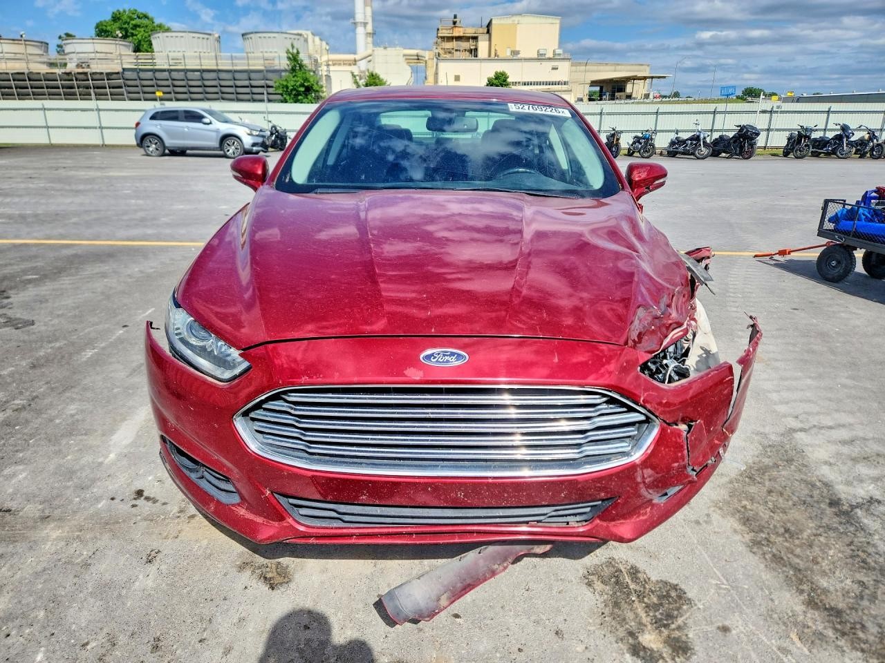Used Rear Right Door Assembly Rear Side fits: 2016 Ford Fusion Rear Right Grade