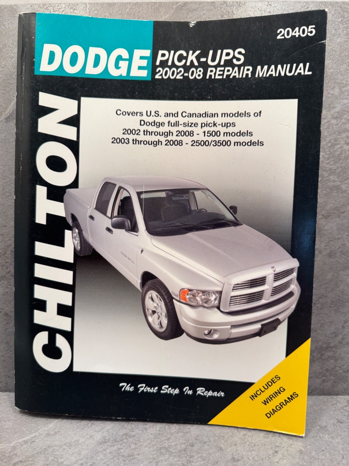 Chilton Dodge Pick-Ups 2002-08 Repair Manual 20405 Paperback Book JL3