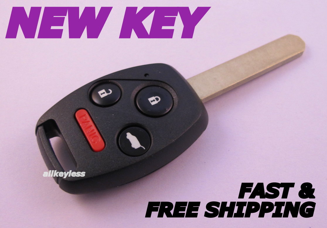 OEM HONDA PILOT keyless entry remote fob KR55WK49308 +NEW CASE W/ UNCUT KEY