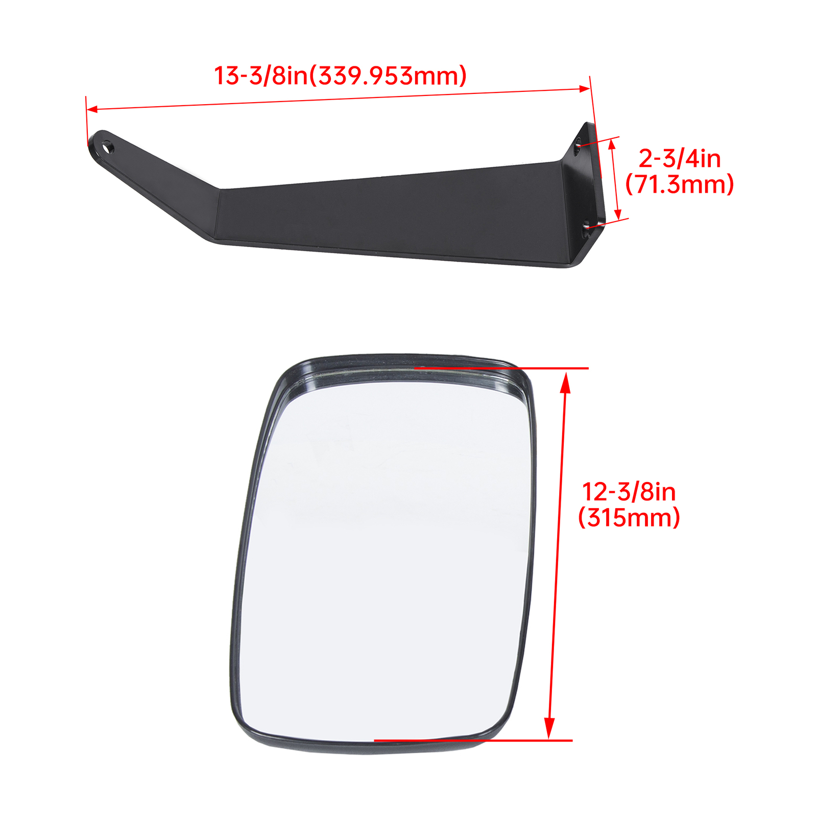 UTV Tractors Rear View Side Mirrors For John Deere 5000 6000 Series #DM2455000
