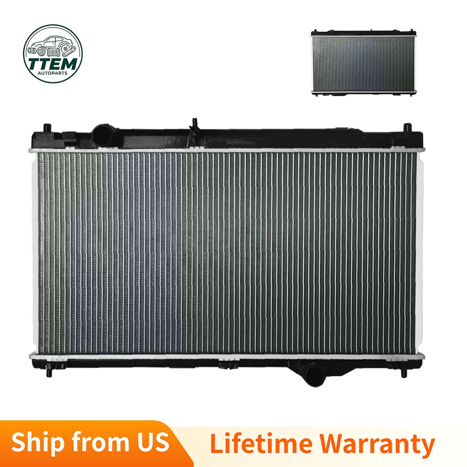 Radiator 2968 For 2006-2015 Lexus IS250 2.5L 2006-2015 Lexus IS350 3.5L Aluminum