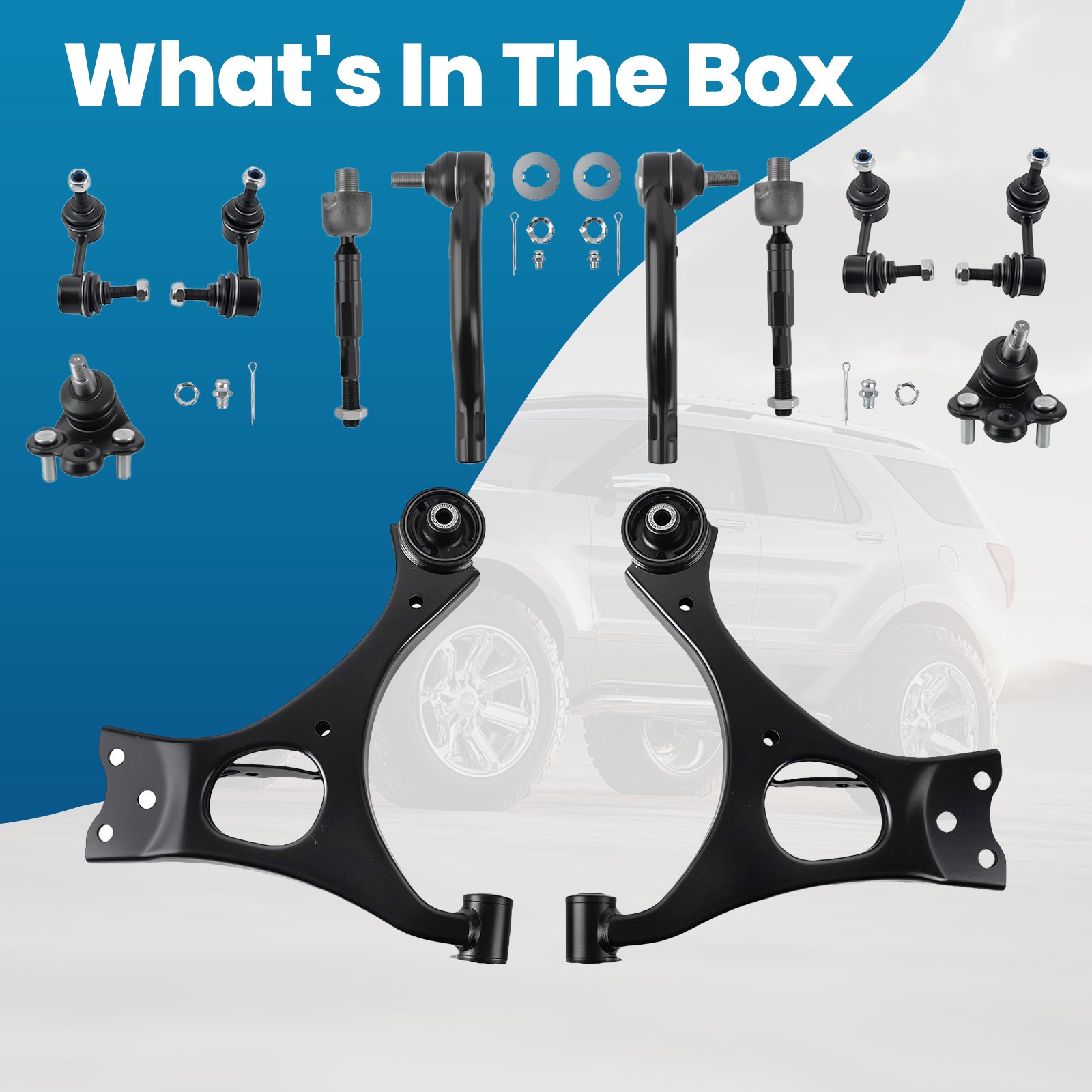 12 Pcs Suspension Front Lower Control Arm for Honda Civic 2006 – 2011 K750125