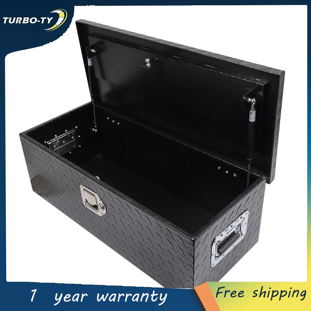 30″x13″x10″ Aluminum Trailer Tool Box Utility Tool Box for Pick Up Truck RV ATV