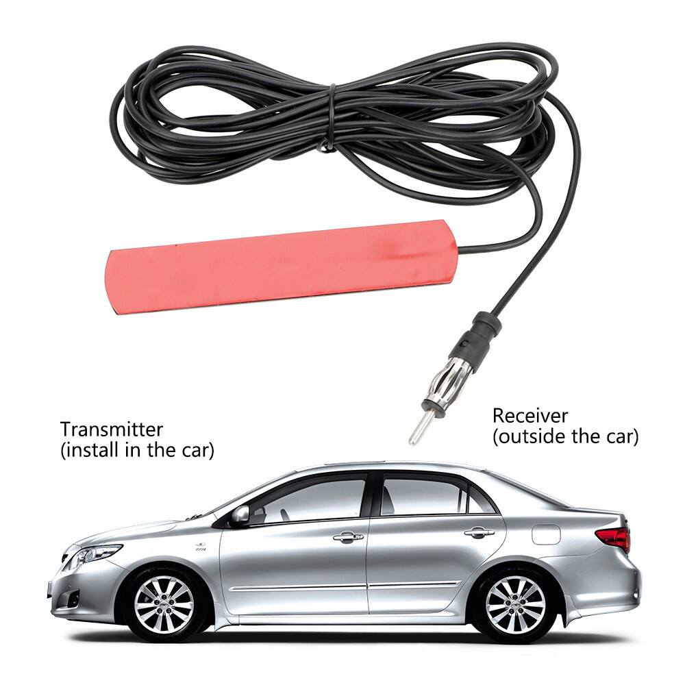 Car Radio Stereo Hidden Antenna Stealth FM/AM Fit Vehicle Truck Motorcycle Boat