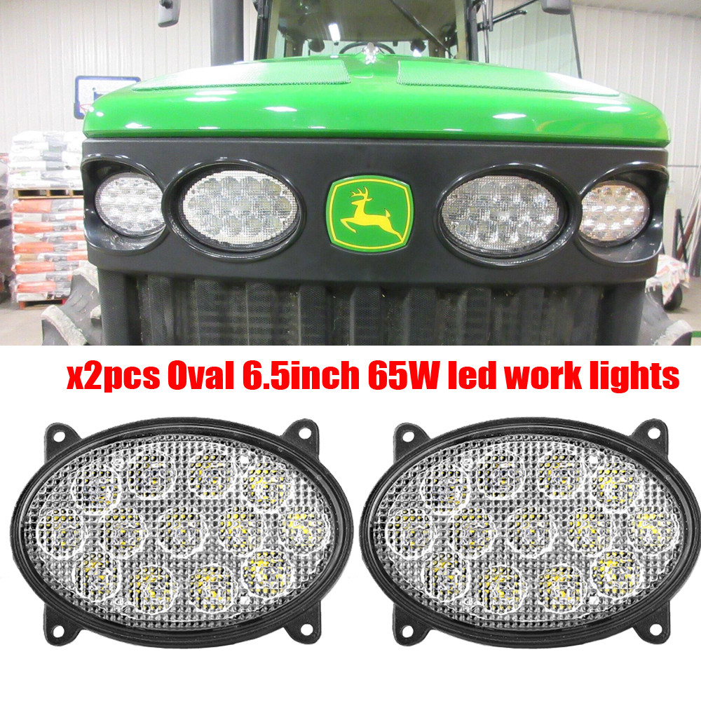 6.5″ Oval LampFor John Deere 9230 9330 9430 9530 9630 RE260102 RE173600 RE181963