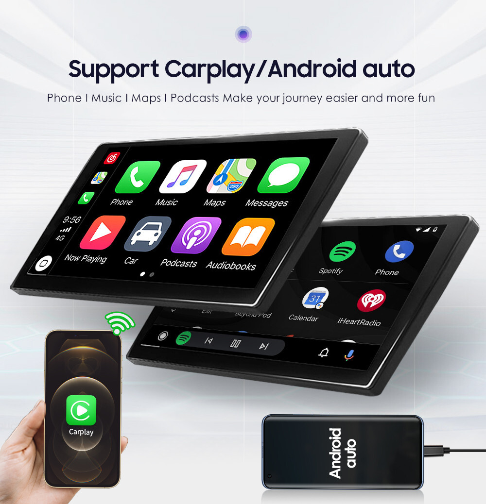 Android 128GB Octa Core 6GB RAM 2Din 9″ Car Stereo Radio GPS CarPlay Audio Video