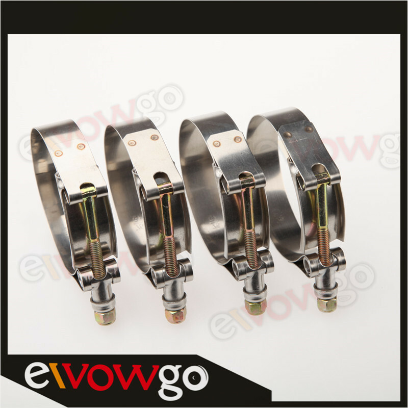Stainless Steel 3.25″ Turbo Hose T-bolt Clamp Coupler 86/94mm -4PCS US STOCK