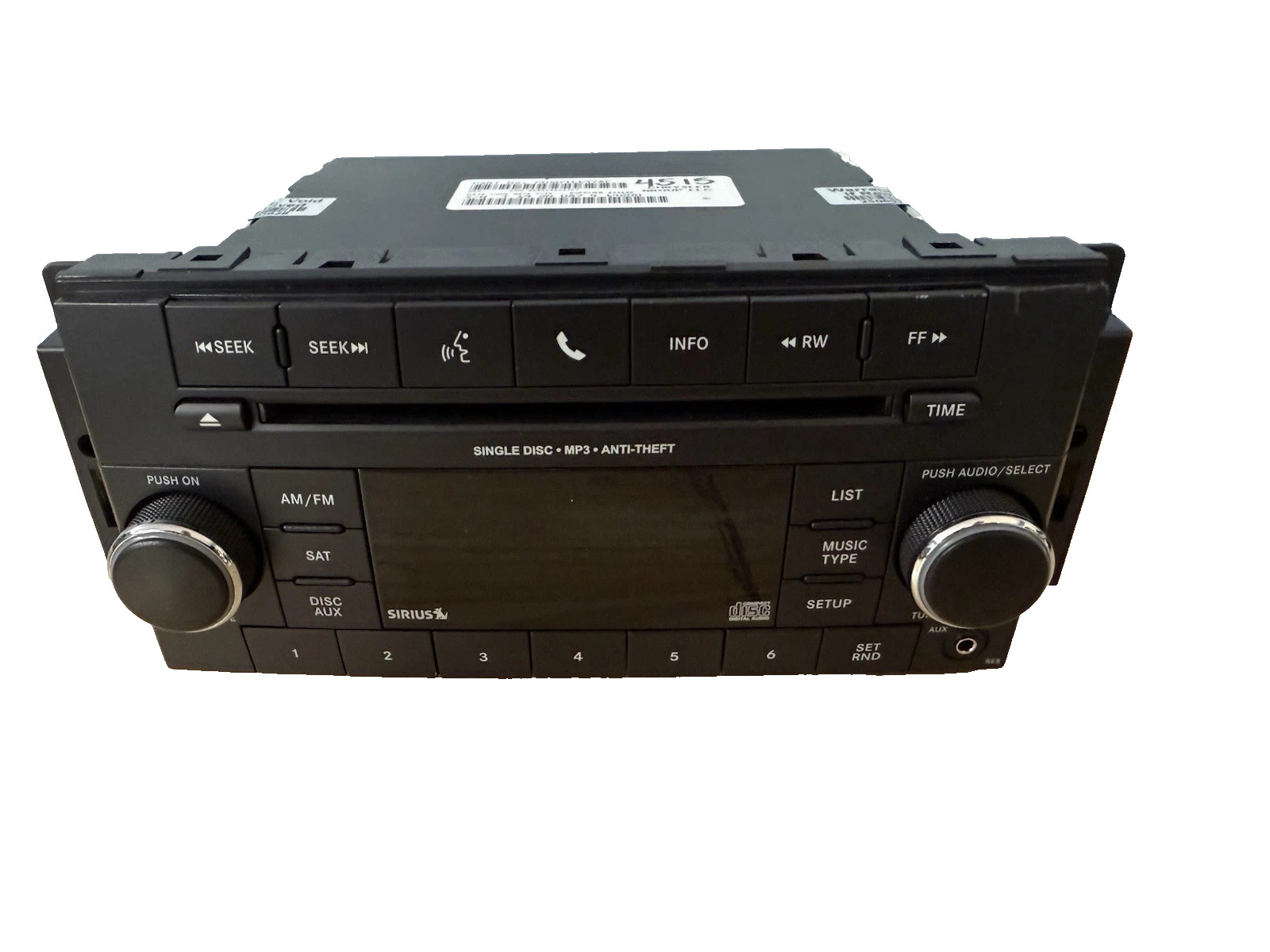 2007-2017 Jeep Dodge JK Chrysler Sirius Aux MP3 AM/FM Radio P05091197AD OEM