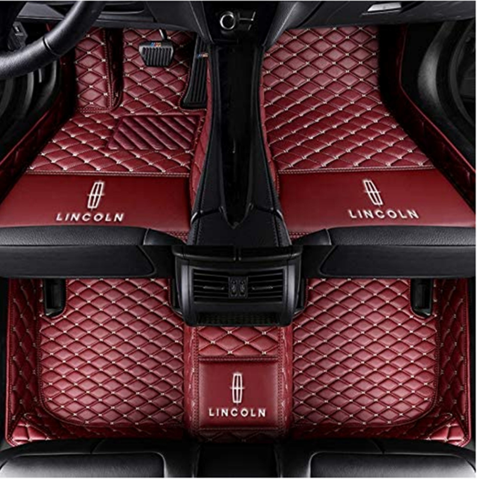 Custom Fit Lincoln Nautilus MKZ MKC MKX MKS MKT Car Floor Mats Waterproof Carpet