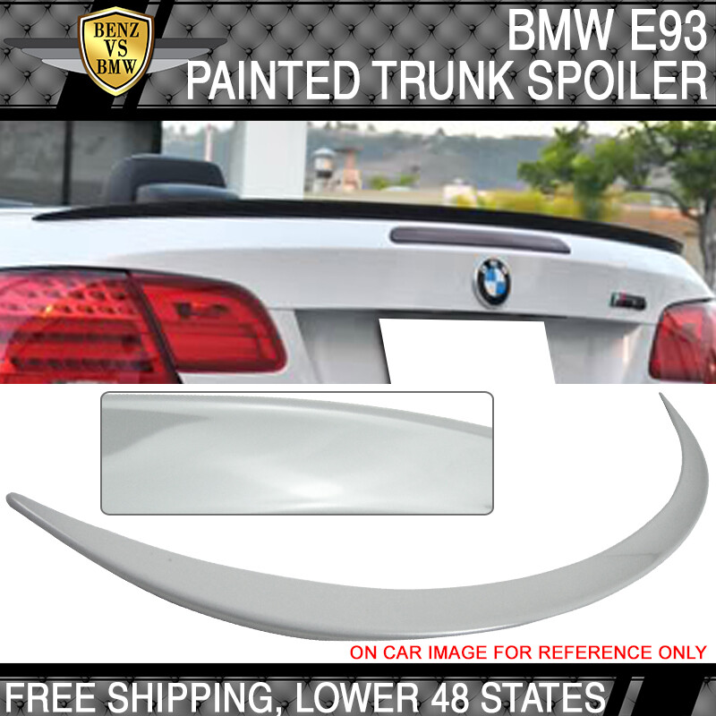 USA Stock 07-13 E93 Convertible M3 Painted Trunk Spoiler #300 Alpine White III