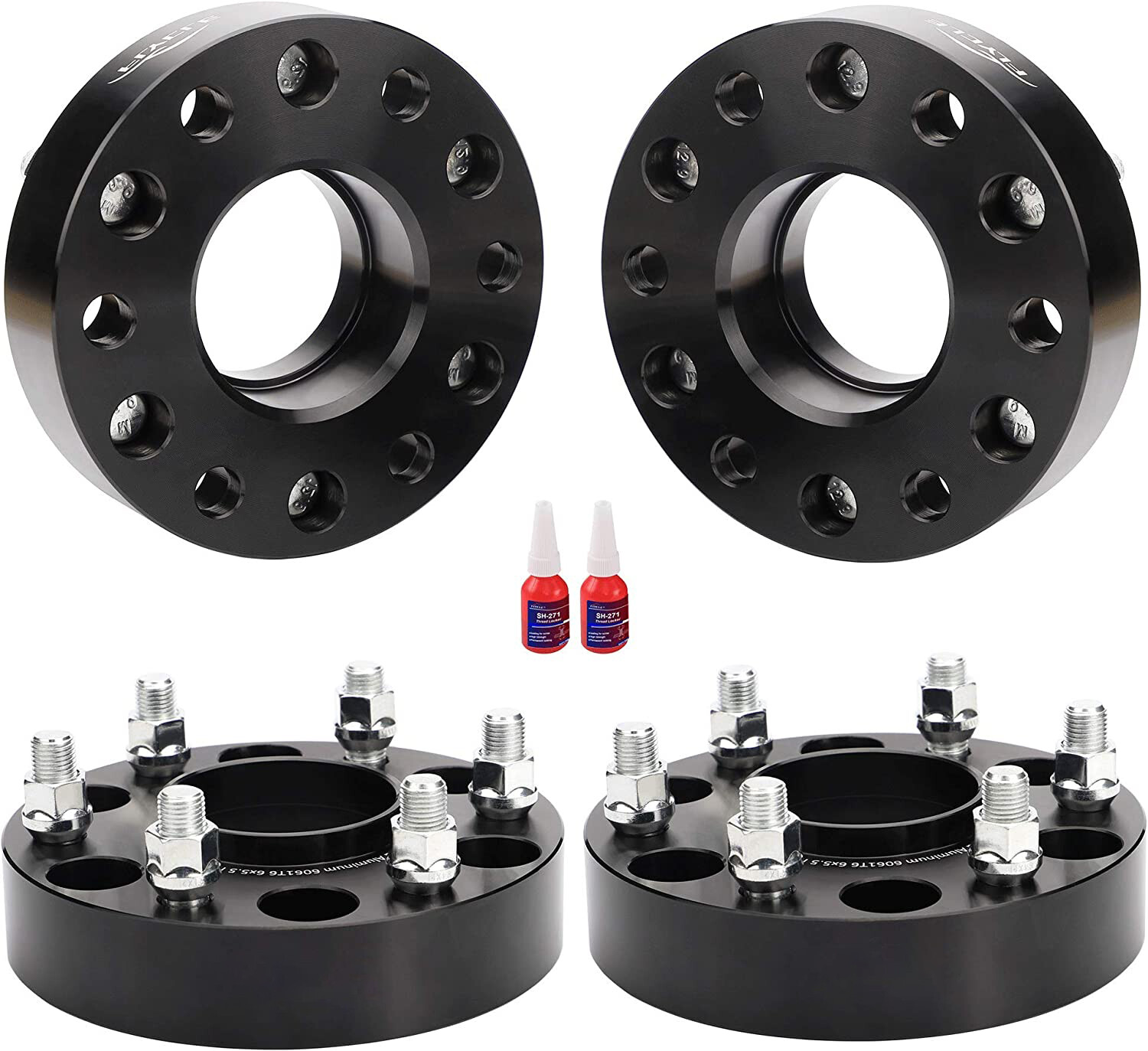 4pcs 1.5″ 6×5.5 Wheel Spacers for Chevy Silverado 1500 Suburban Tahoe GMC Sierra