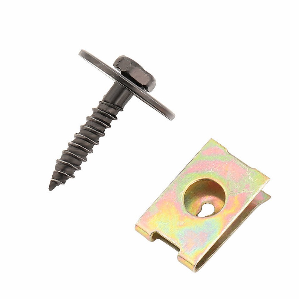 40pc Engine Splash Shield Guard Bumper Hardware Body Bolt U-nut Screw Clip Rivet
