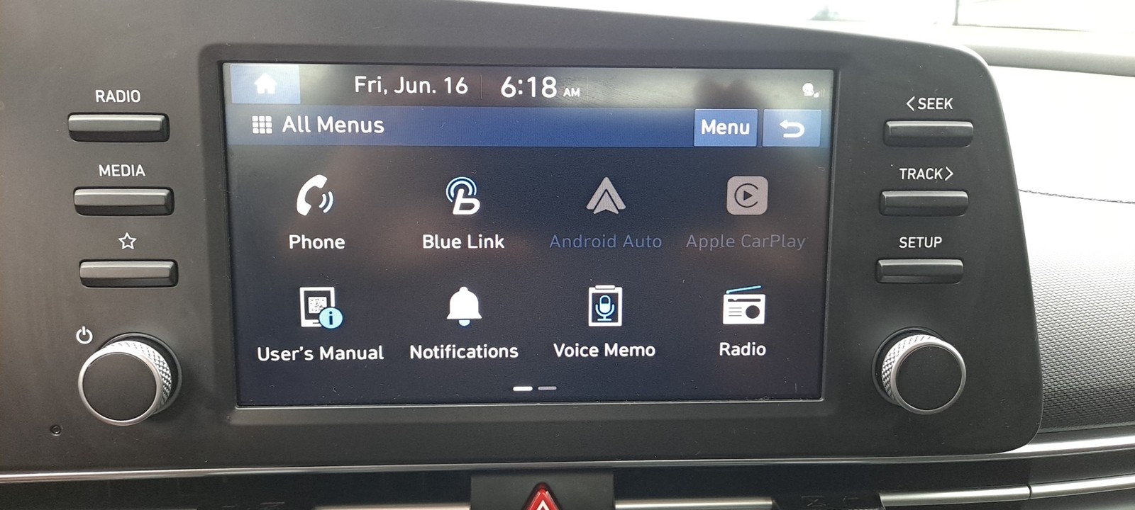 2021-2023 Hyundai Elantra Radio Display Receiver 8.0 Screen OEM