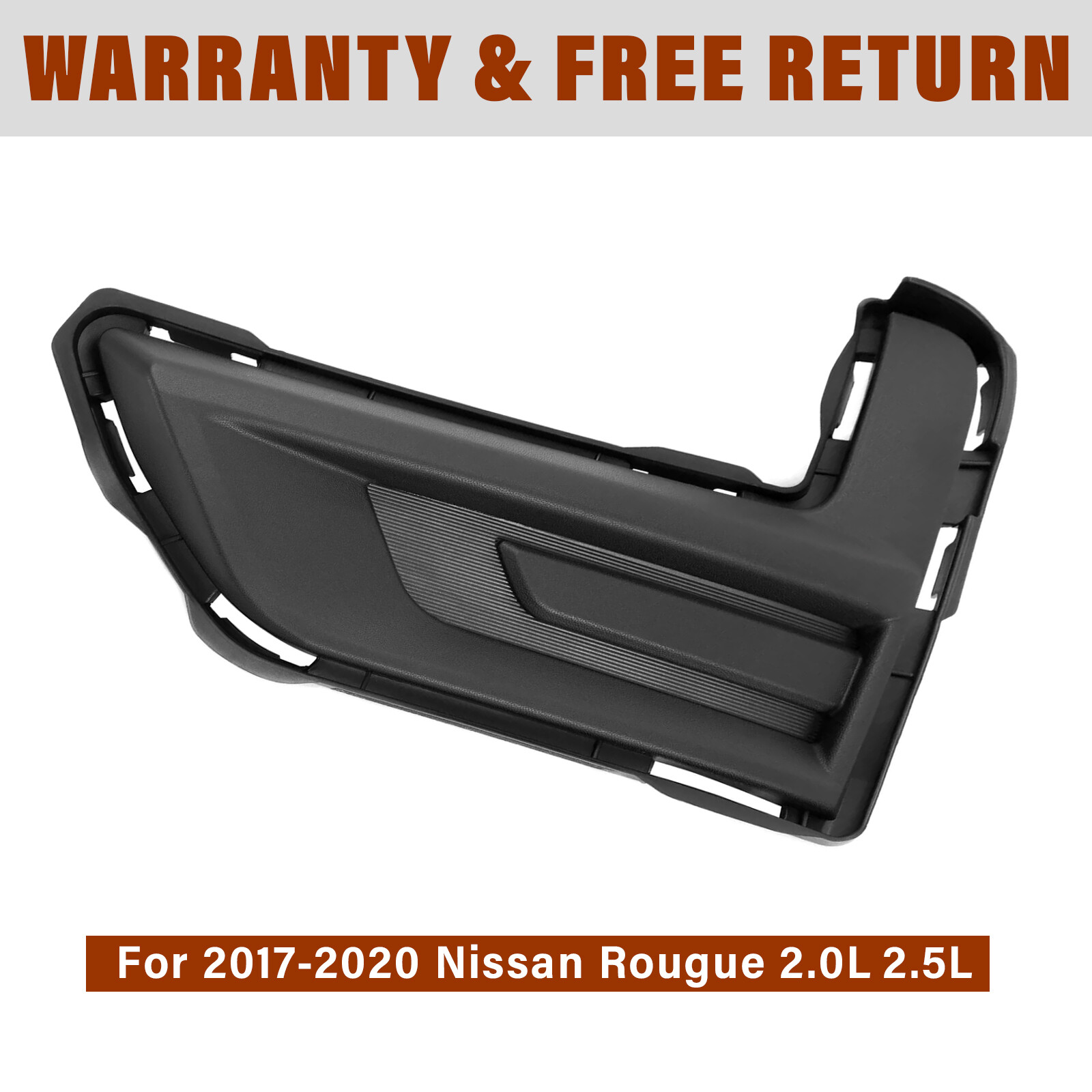 1 x Driver Side Fog Light Cover For Nissan Rogue 2017-2020 #622576FL0A