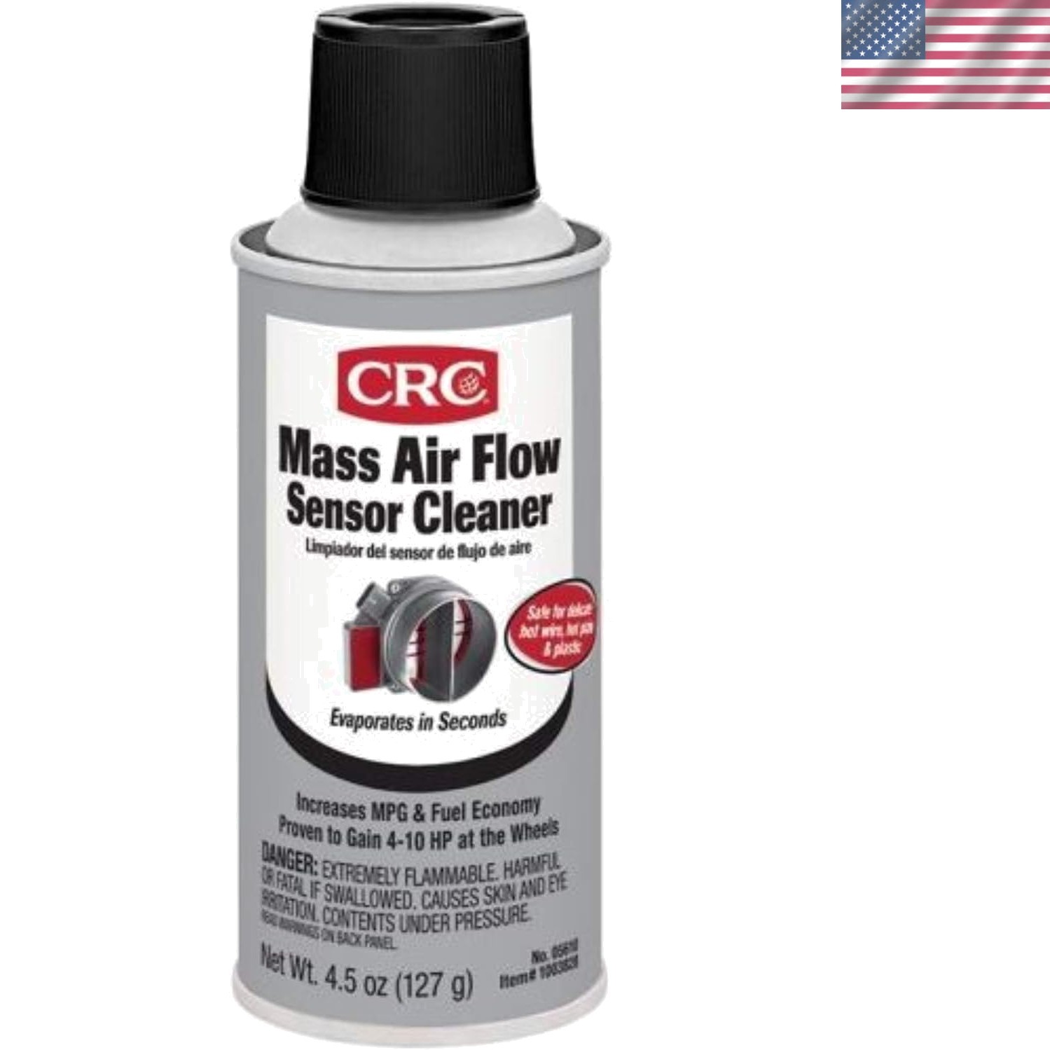 Clear 4.5 Oz MAF Sensor Cleaner – Plastic Safe, No Residue for Easy Maintenance