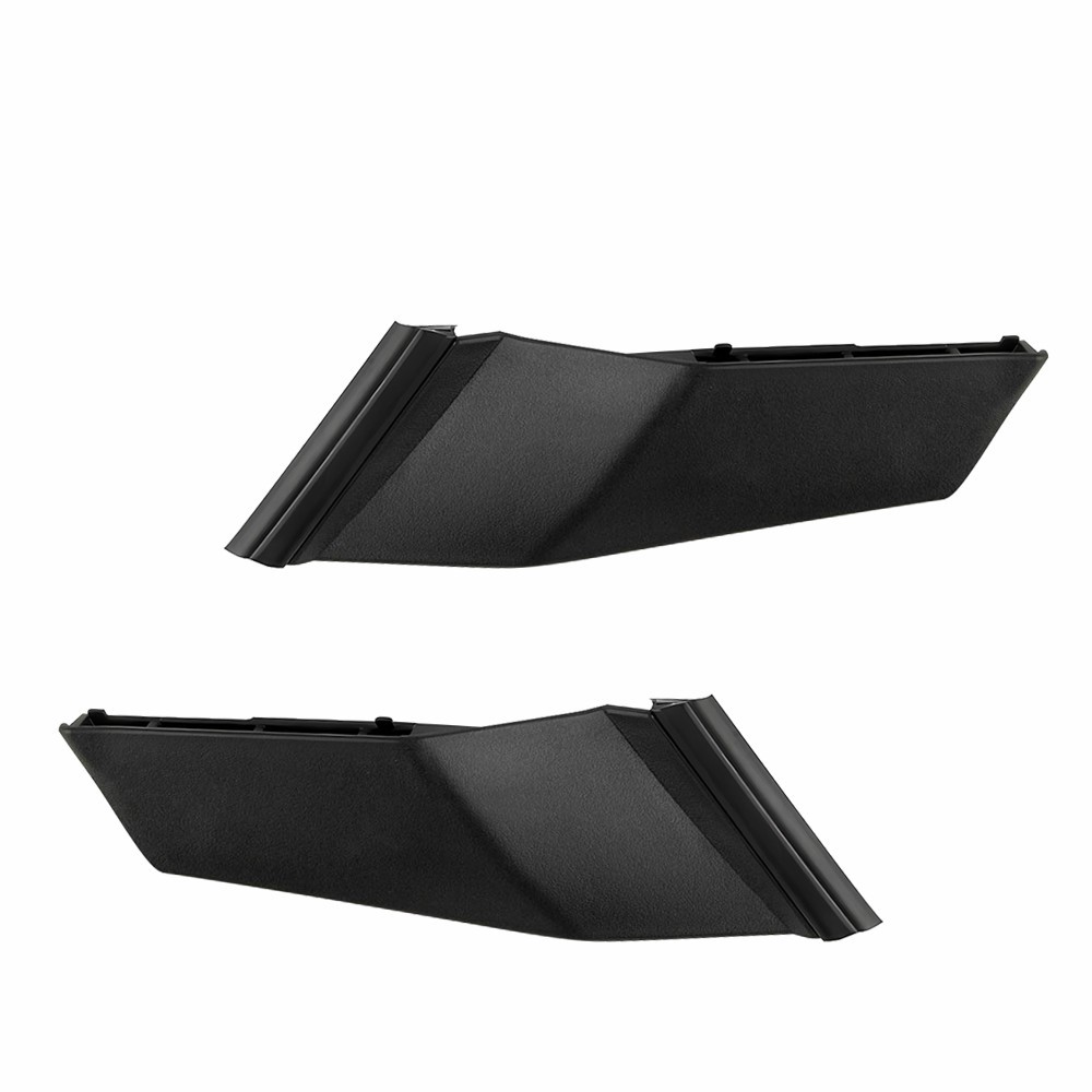 2Pcs Black Windshield Wiper Cowl Extension Trim Fit For 2014-2019 Toyota Corolla