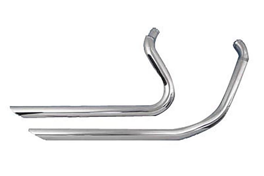 Wyatt Gatling Exhaust Drag Pipe Set Down Slash Shorty fits Harley Davidson