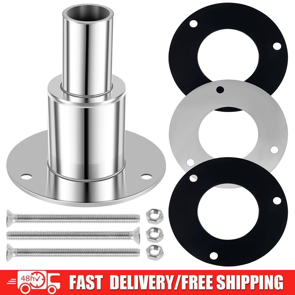Thru Hull Exhaust Skin 316 Stainless Steel 24mm Fitting Pipe Tube Air-Diesel US