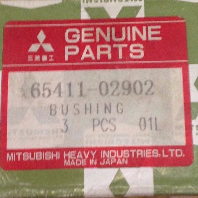 Genuine Mitsubishi Heavy Industries Bushings # 65411-02902 (3pc)