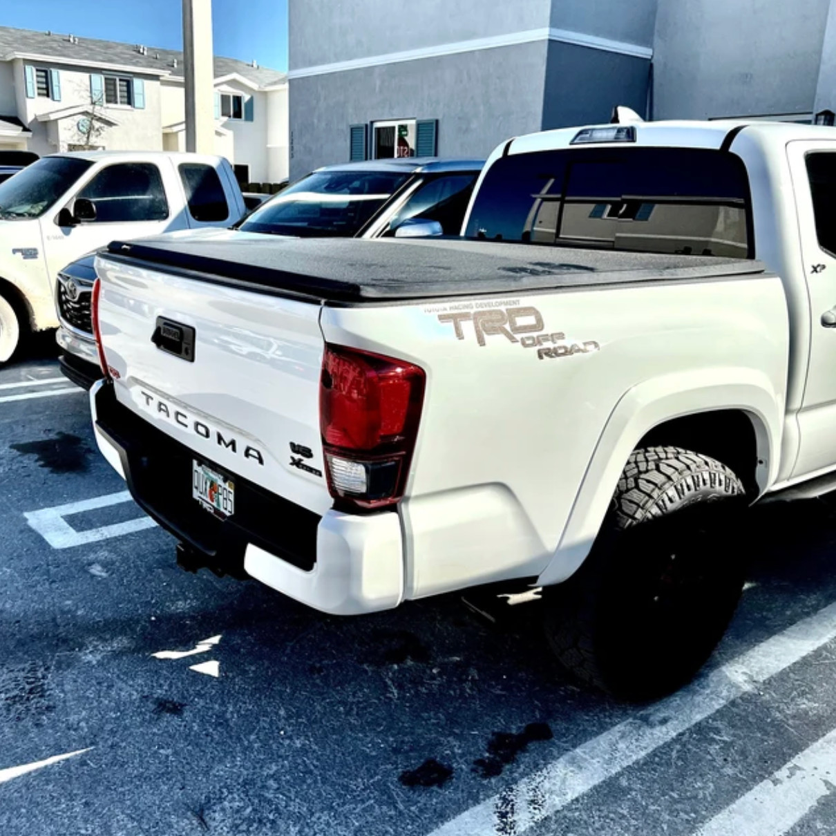 TRD Off Road Stickers Tacoma 4×4 for Tundra Truck (Set of 2 Clear Vinyl Decals)