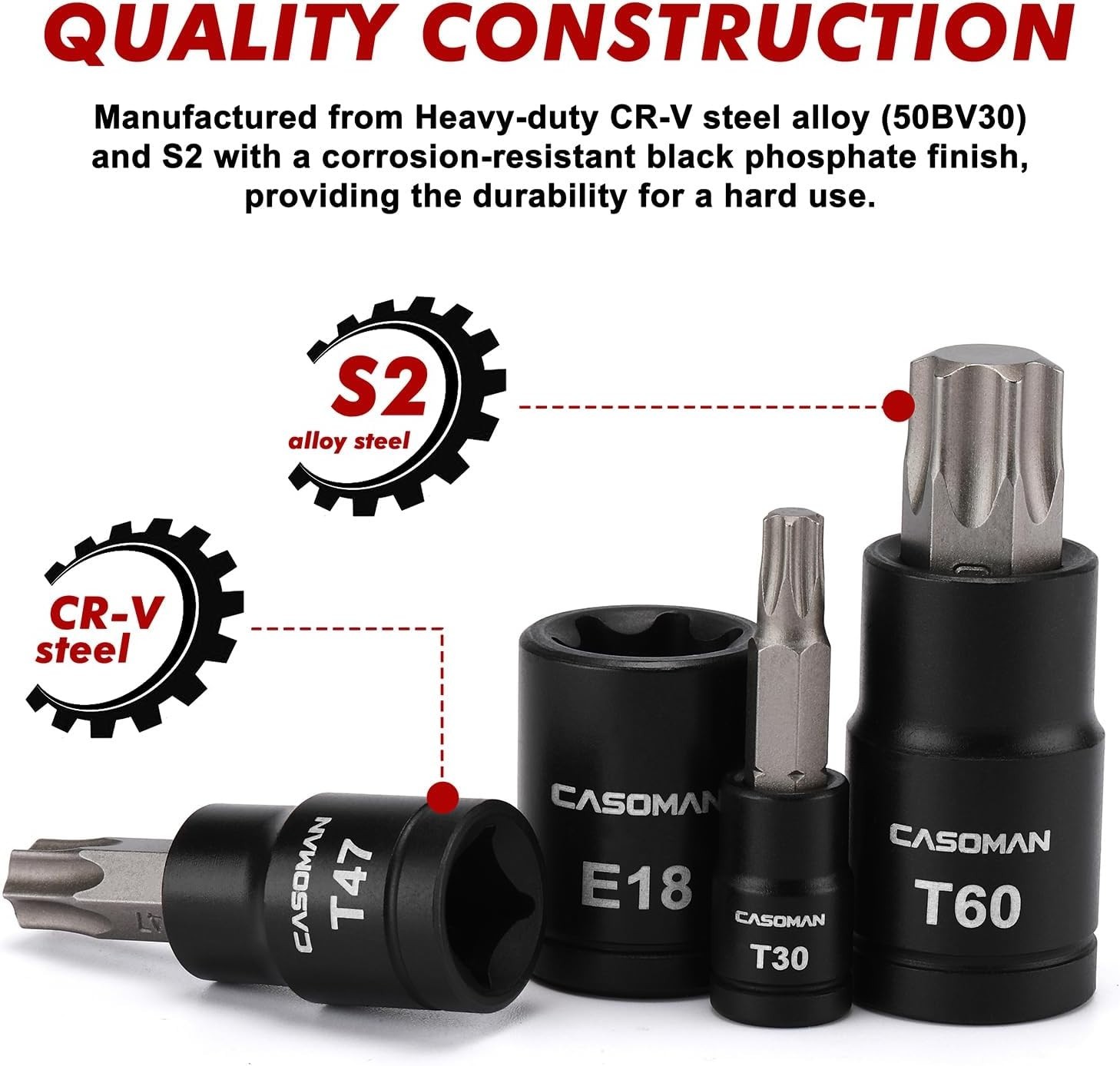 71-Piece Master Hex & Torx Bit Socket Set with Case