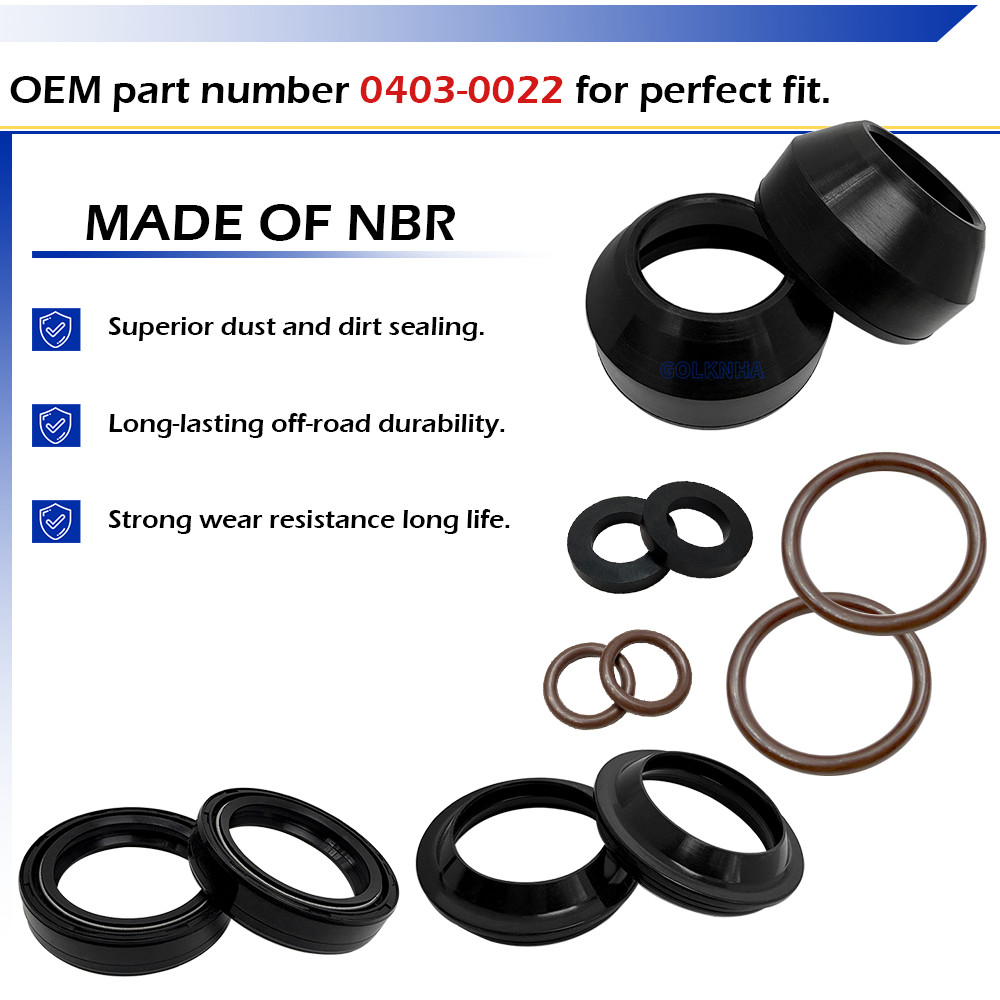 Fork Bushing Seal & Dust Oil Rebuild Kit for Harley Softail Dyna Street Glide