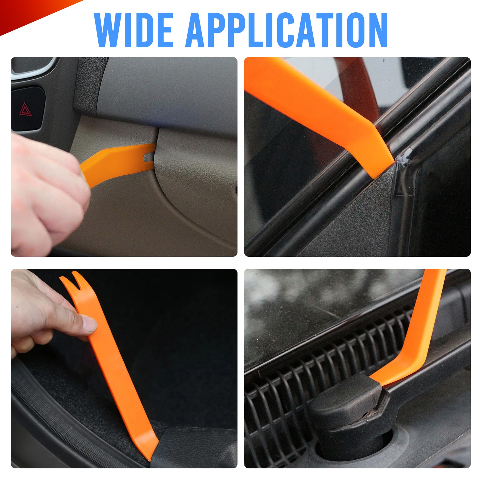 1295pcs Car Mount Clips Auto Fasteners Removal Tool Kit, 37 Popular Size Nylon