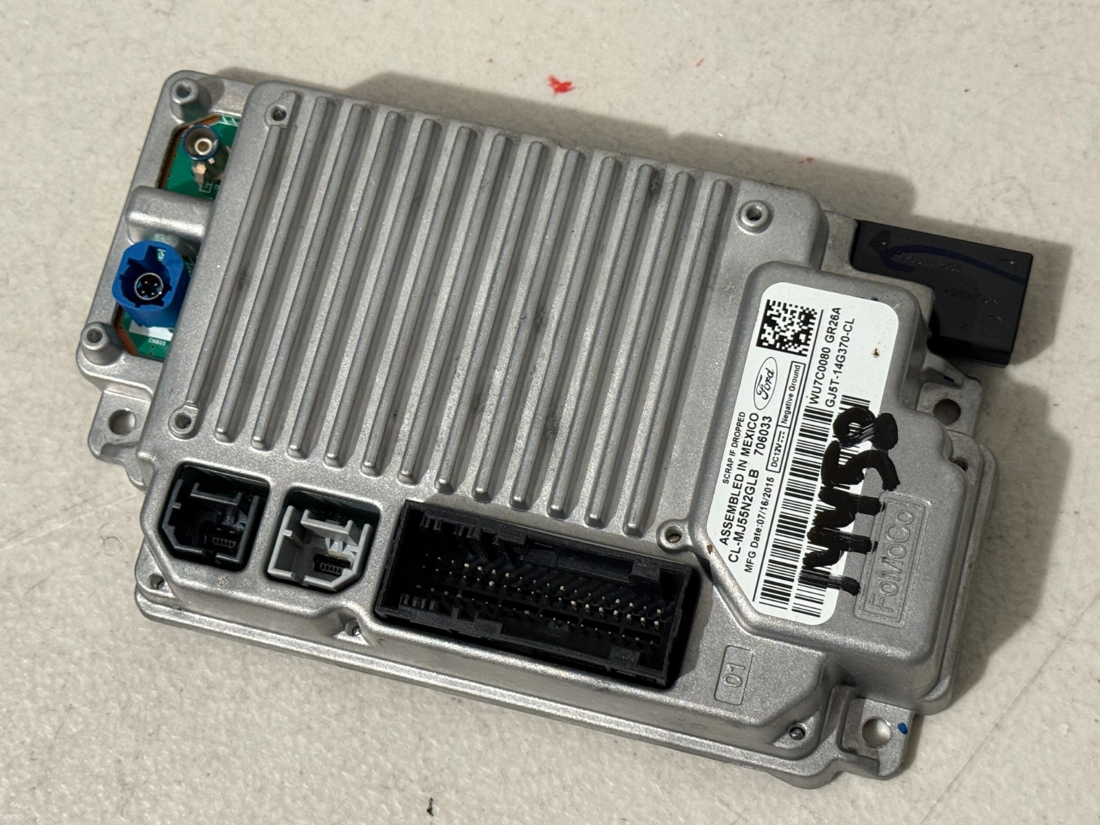 16-17 Ford Escape APIM SYNC 3 Module Voice Radio Communication GJ5T-14G370-CL