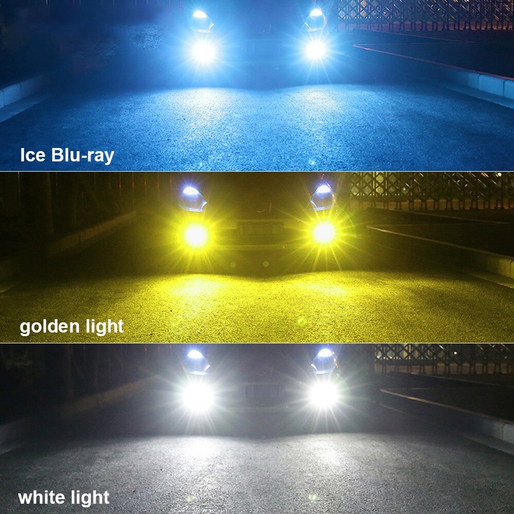 2X H11 LED Laser Headlights Bulb Cool White Projector Auto Fog Lights 6500K US