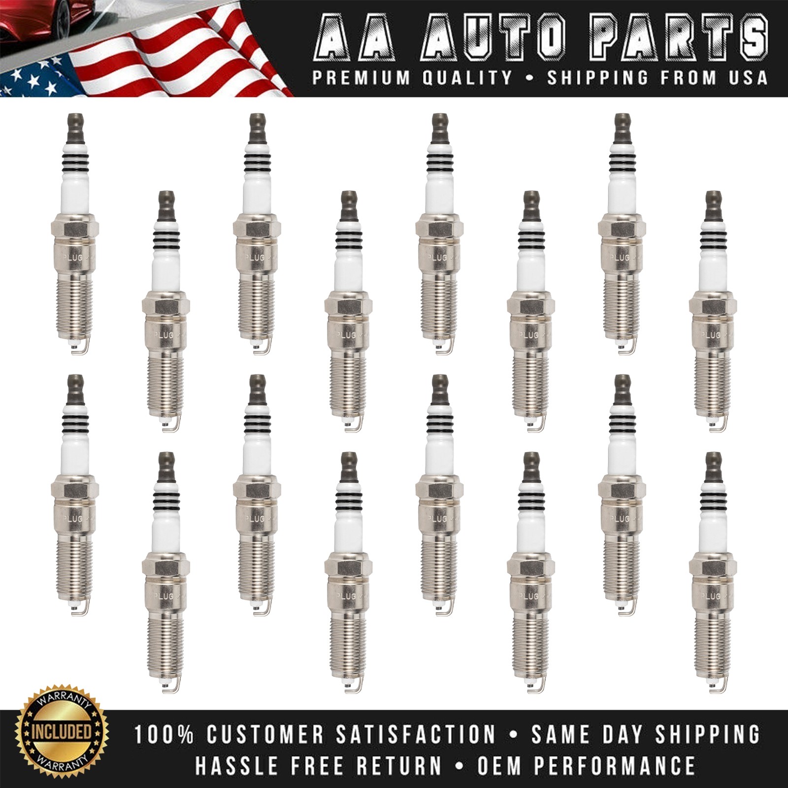 Set of 16 Spark Plugs for 2003-2008 Dodge Ram 1500 5.7L V8 Replace RE14MCC4 570