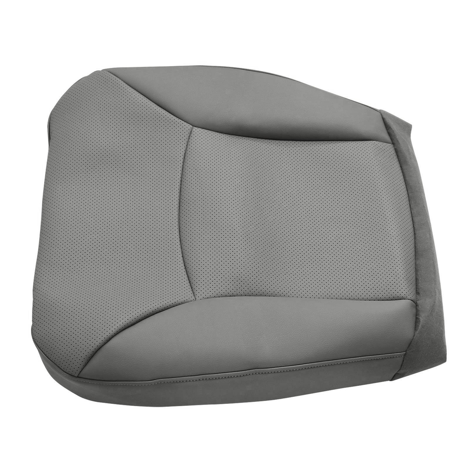 2002-2008 Fits Ford E150 E250 E350 Van Driver Bottom Perforated Seat Cover Gray